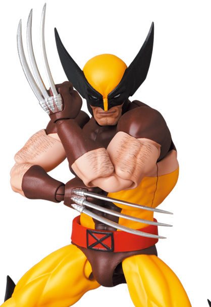 X-Men MAFEX Medicom Toy Wolverine (Brown Comic Ver.)