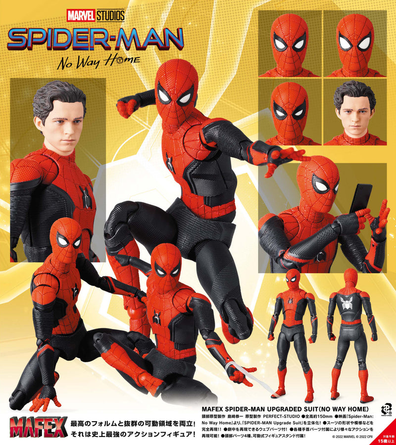 Spider-Man: No Way Home MAFEX Medicom Toy Spider-Man Upgraded Suit (No Way Home)(JP)