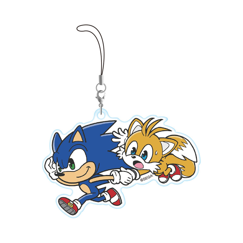 Sonic the Hedgehog Sega Chokokawa Twin Acrylic Strap (1 Random)