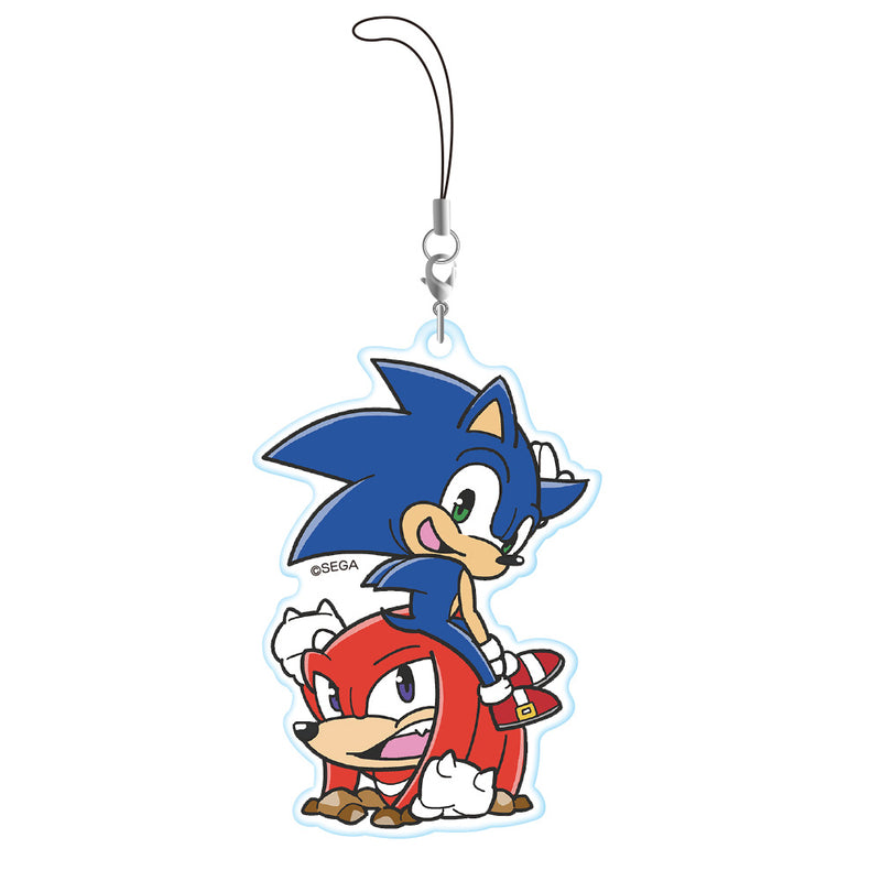 Sonic the Hedgehog Sega Chokokawa Twin Acrylic Strap (1 Random)