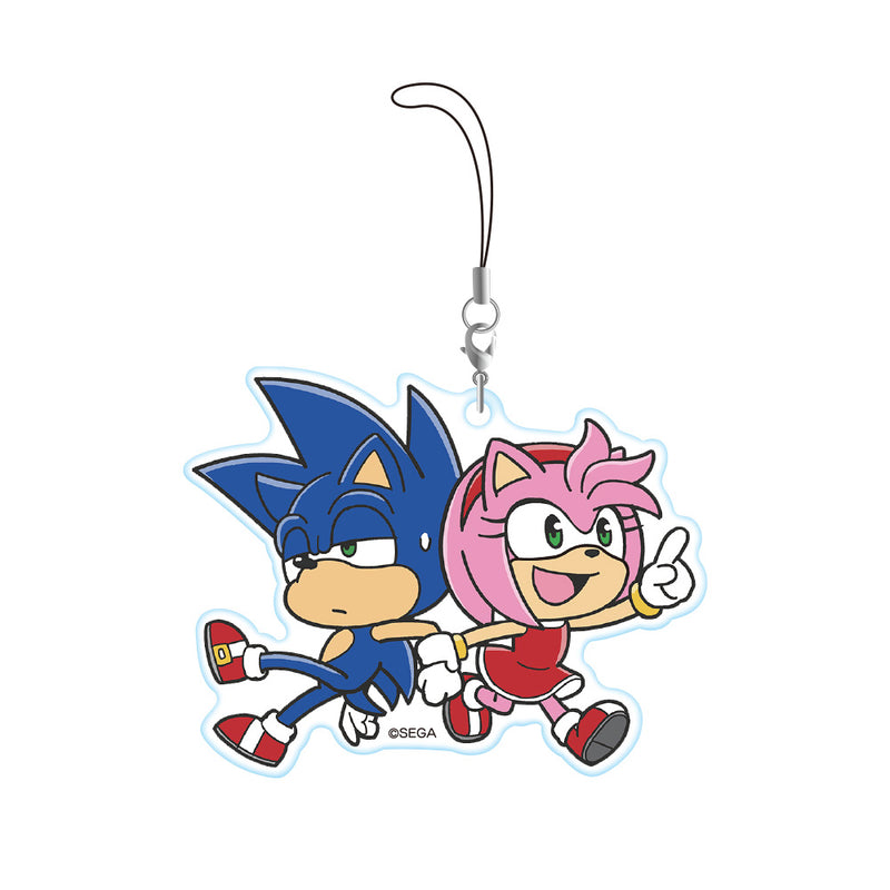 Sonic the Hedgehog Sega Chokokawa Twin Acrylic Strap (1 Random)