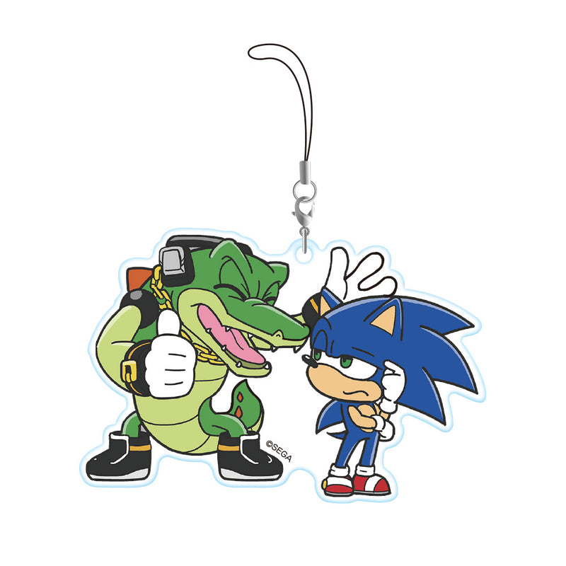 Sonic the Hedgehog Sega Chokokawa Twin Acrylic Strap (1 Random)