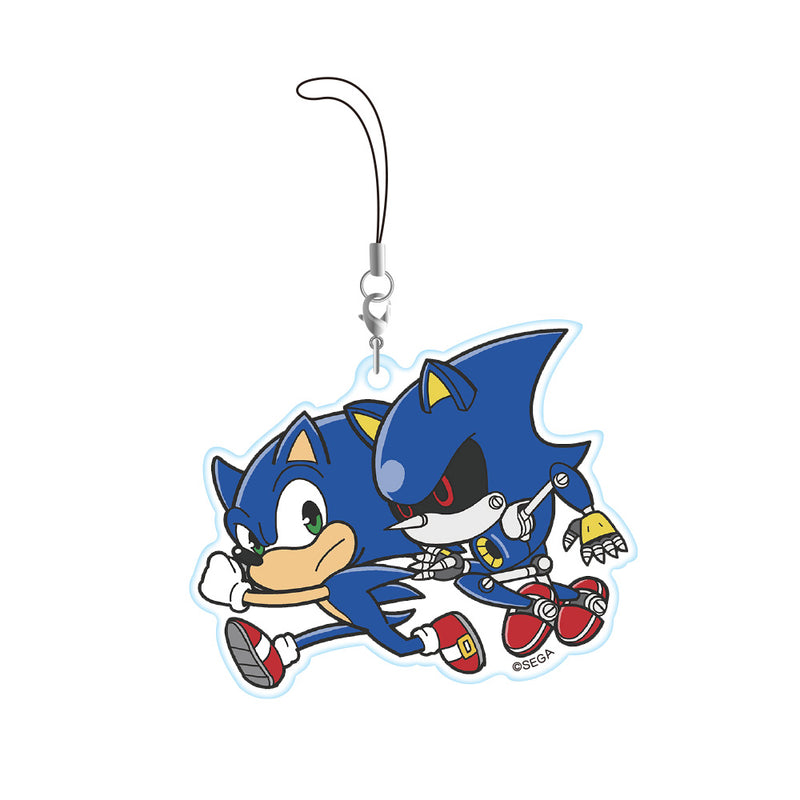 Sonic the Hedgehog Sega Chokokawa Twin Acrylic Strap (1 Random)