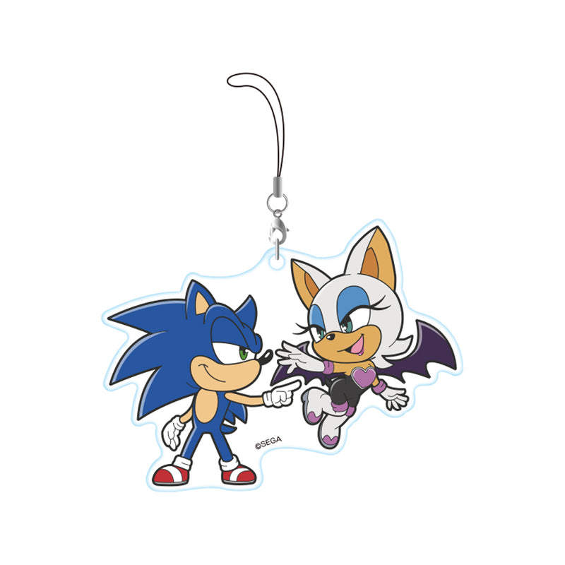 Sonic the Hedgehog Sega Chokokawa Twin Acrylic Strap Vol. 2(1 Random)