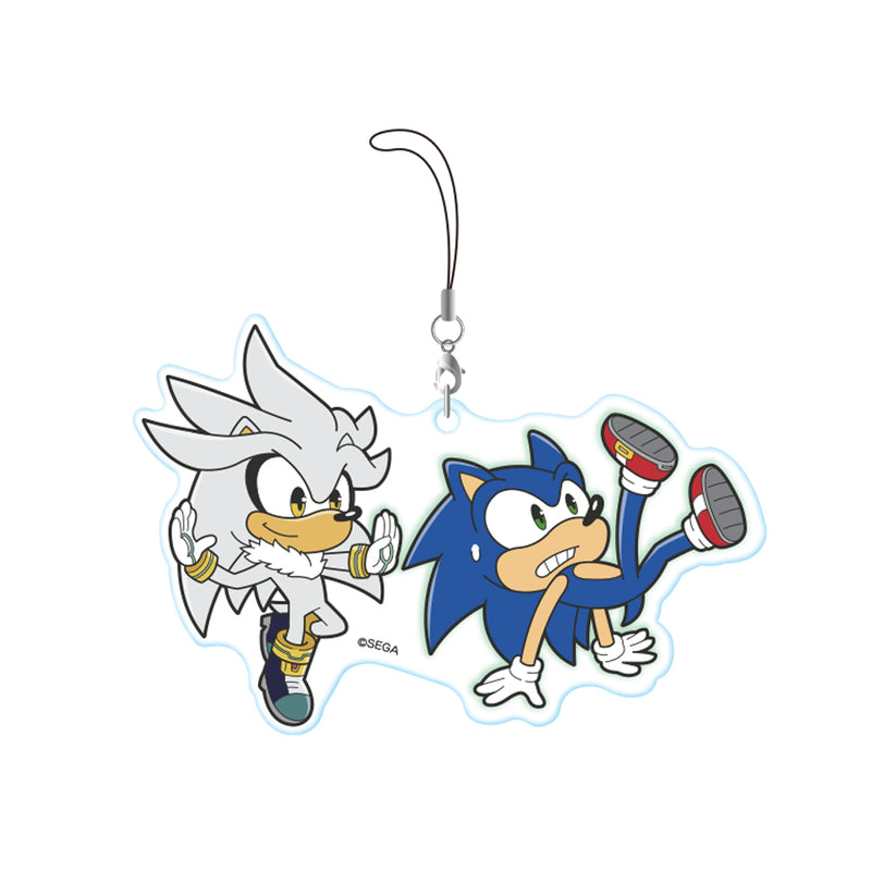 Sonic the Hedgehog Sega Chokokawa Twin Acrylic Strap Vol. 2(1 Random)