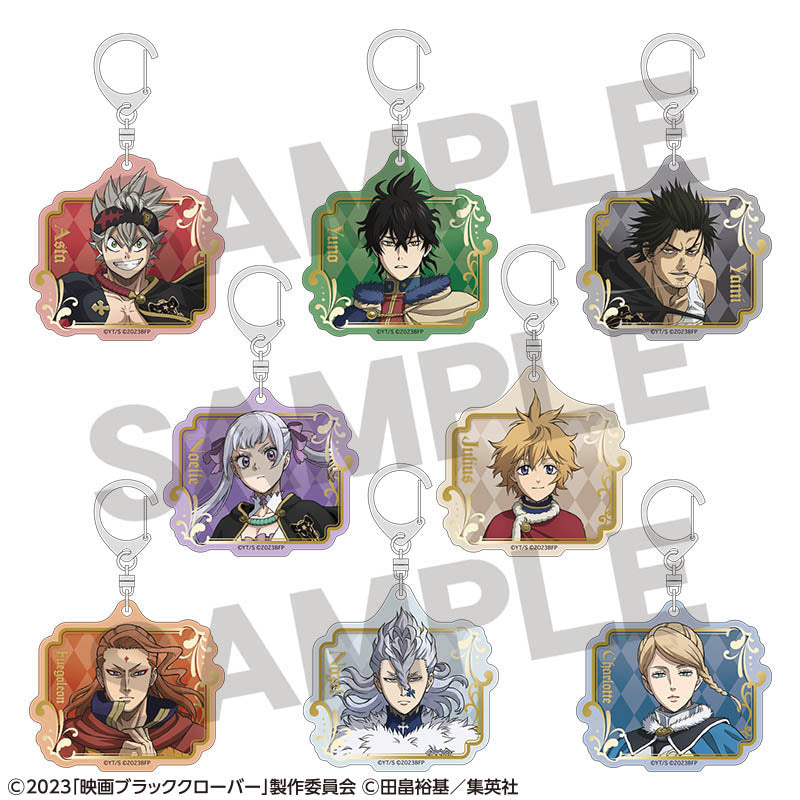 Black Clover: Sword of the Wizard King Crux Trading Acrylic Key Chain(1 Random)