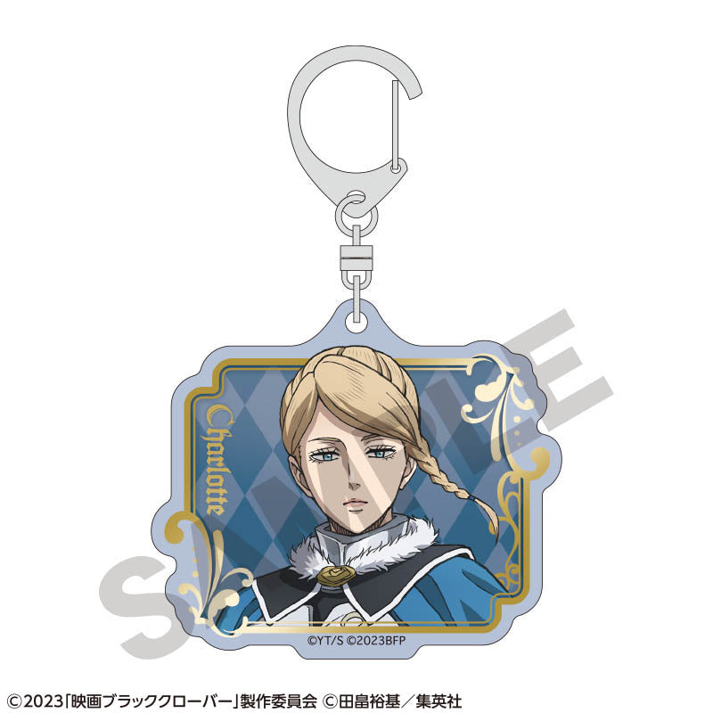 Black Clover: Sword of the Wizard King Crux Trading Acrylic Key Chain(1 Random)