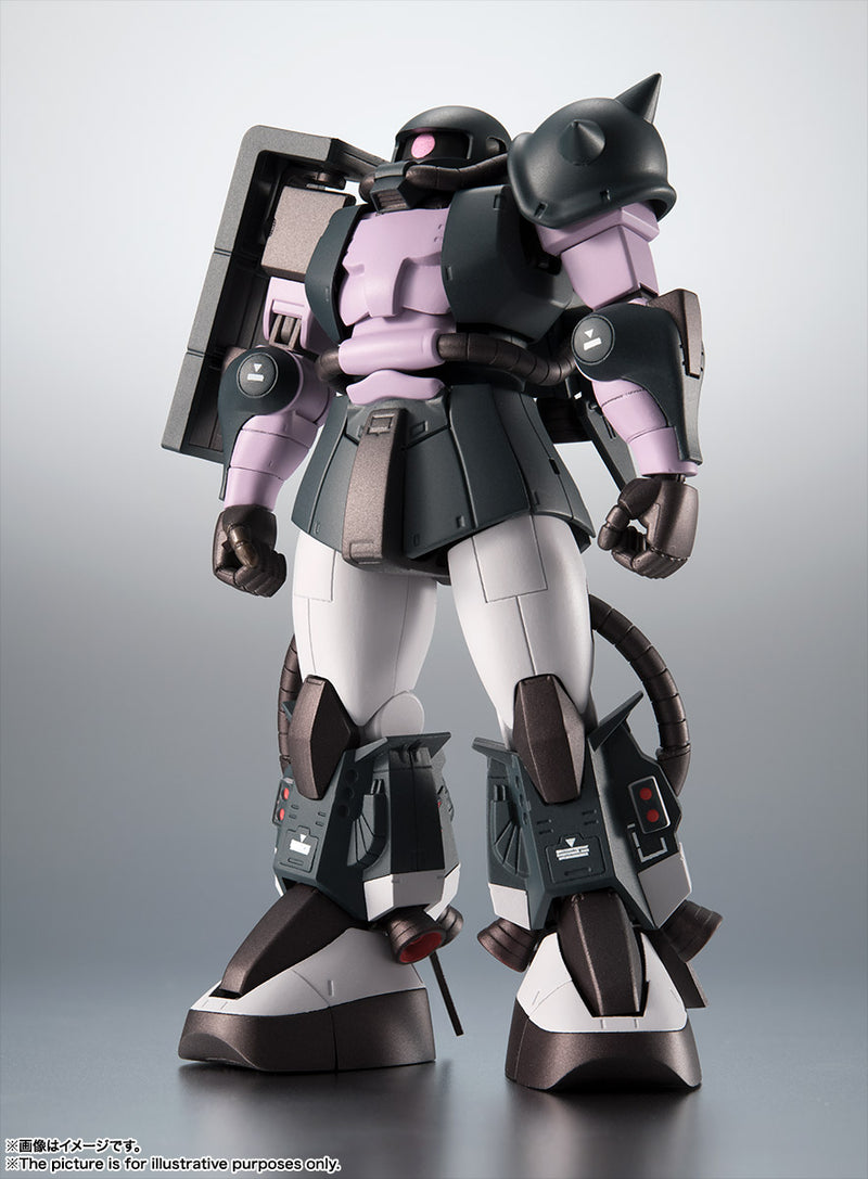 Gundam Mobile Suit Bandai Robot Spirits Side MS MS-06R-1A ZAKU II High Mobility Type Ver. A.N.I.M.E. -Black Tri-Stars-