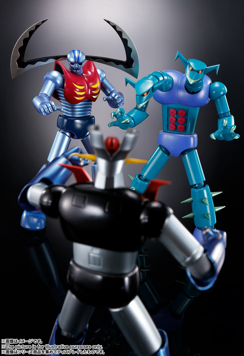 25新作！MA クアッド デボス ヌバック MA-1☆GLAY Mazinger Z Bandai Soul of Chogokin Mechanical Beasts 2 Set