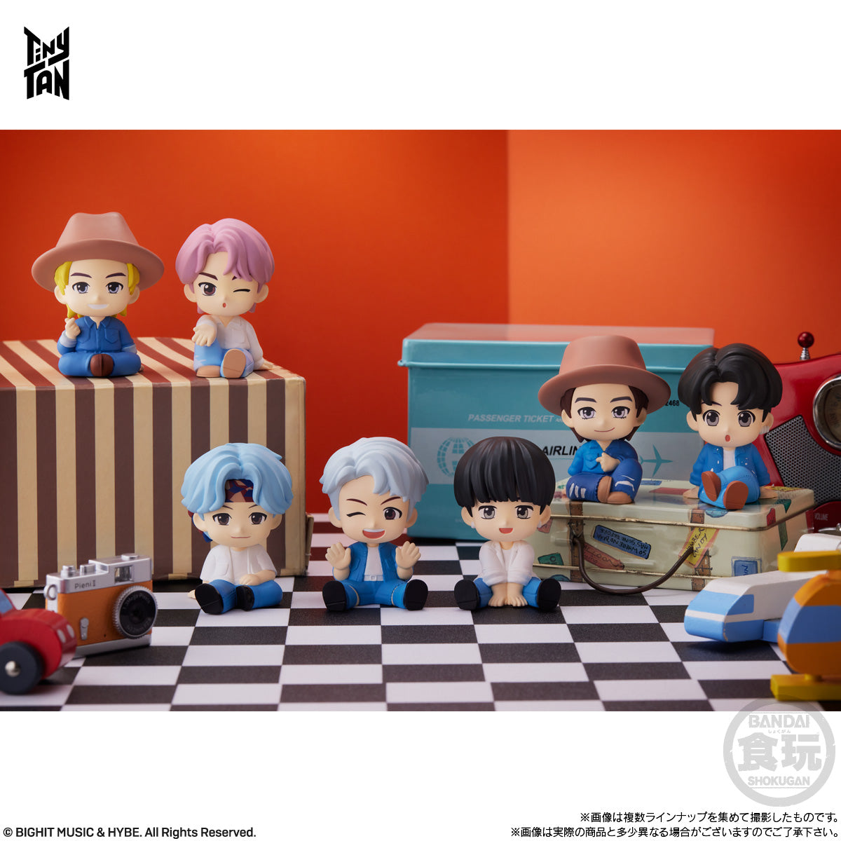 アイドル [BTS X DM4]Figure Permission to Dance BTS TinyTAN Bandai Relacot Permission to Dance (1 Random)