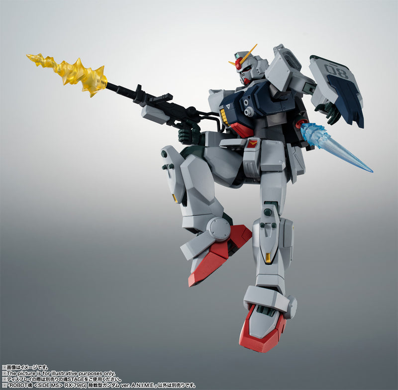 Gundam Mobile Suit The 08th MS Team Bandai Robot Spirits Side MS RX-79 (G) Land Battle Gundam Ver. A.N.I.M.E.