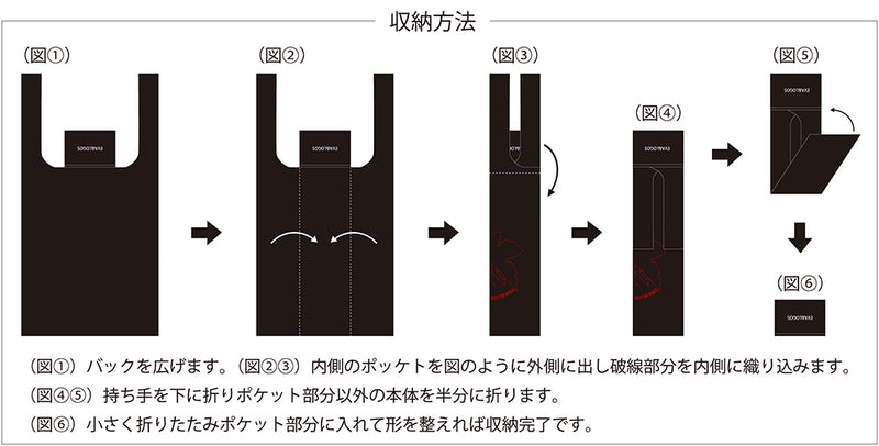 Rebuild of Evangelion Eichi Eva & Logos New Portable Eco Bag Black