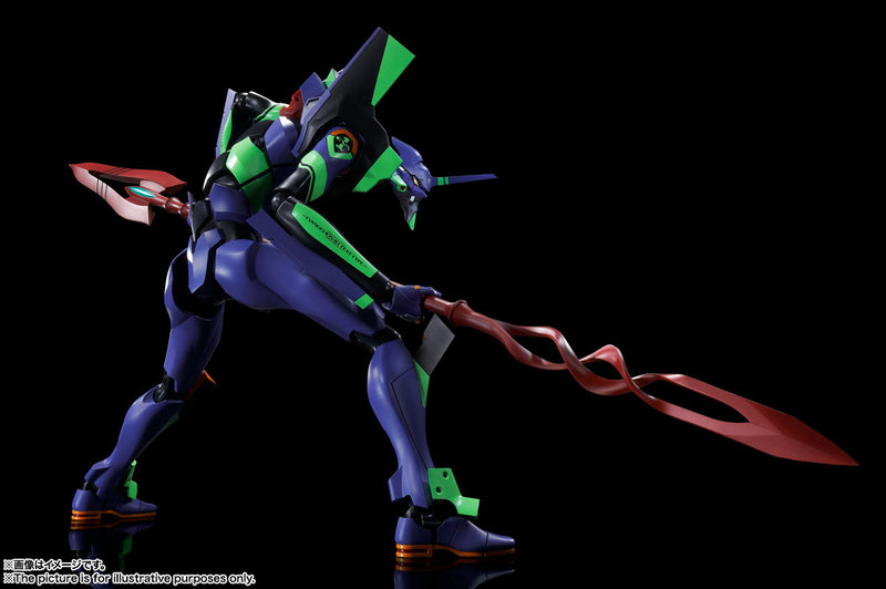 Rebuild of Evangelion Bandai DYNACTION Humanoid Decisive Weapon Artificial Human Evangelion EVA-01 + Cassius Spear (Renewal Color Edition)