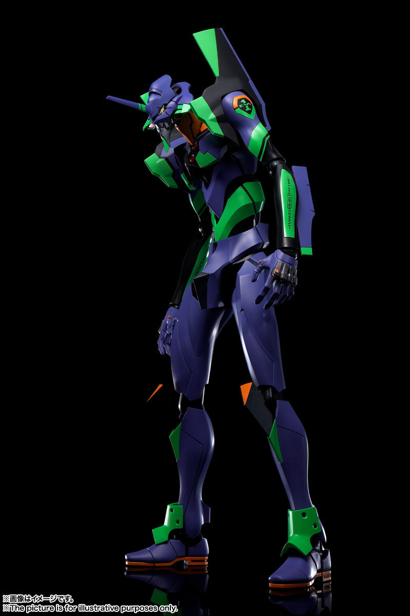 Rebuild of Evangelion Bandai DYNACTION Humanoid Decisive Weapon Artificial Human Evangelion EVA-01 + Cassius Spear (Renewal Color Edition)