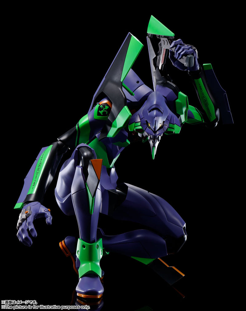 Rebuild of Evangelion Bandai DYNACTION Humanoid Decisive Weapon Artificial Human Evangelion EVA-01 + Cassius Spear (Renewal Color Edition)