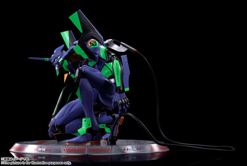 Rebuild of Evangelion Bandai DYNACTION Humanoid Decisive Weapon Artificial Human Evangelion EVA-01 + Cassius Spear (Renewal Color Edition)