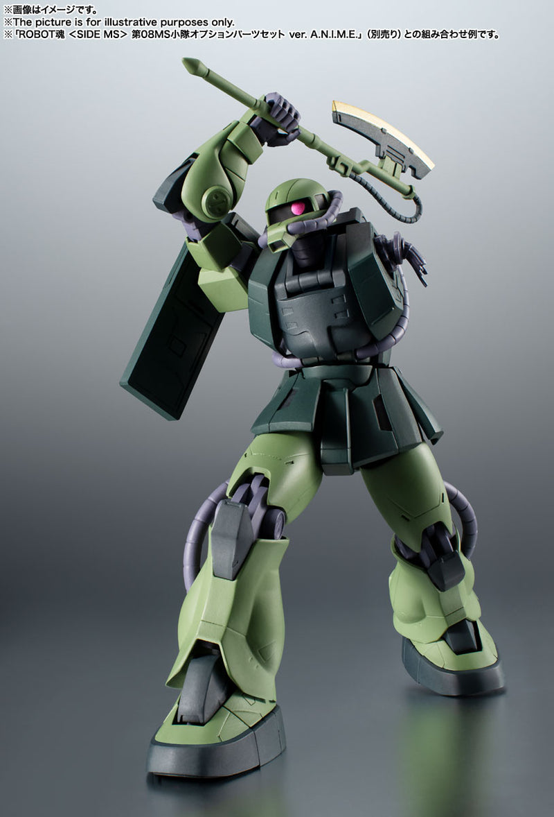 Gundam Mobile Suit The 08th MS Team Bandai Robot Spirits MS-06JC Land Battle ZAKU II JC Type Ver. A.N.I.M.E.