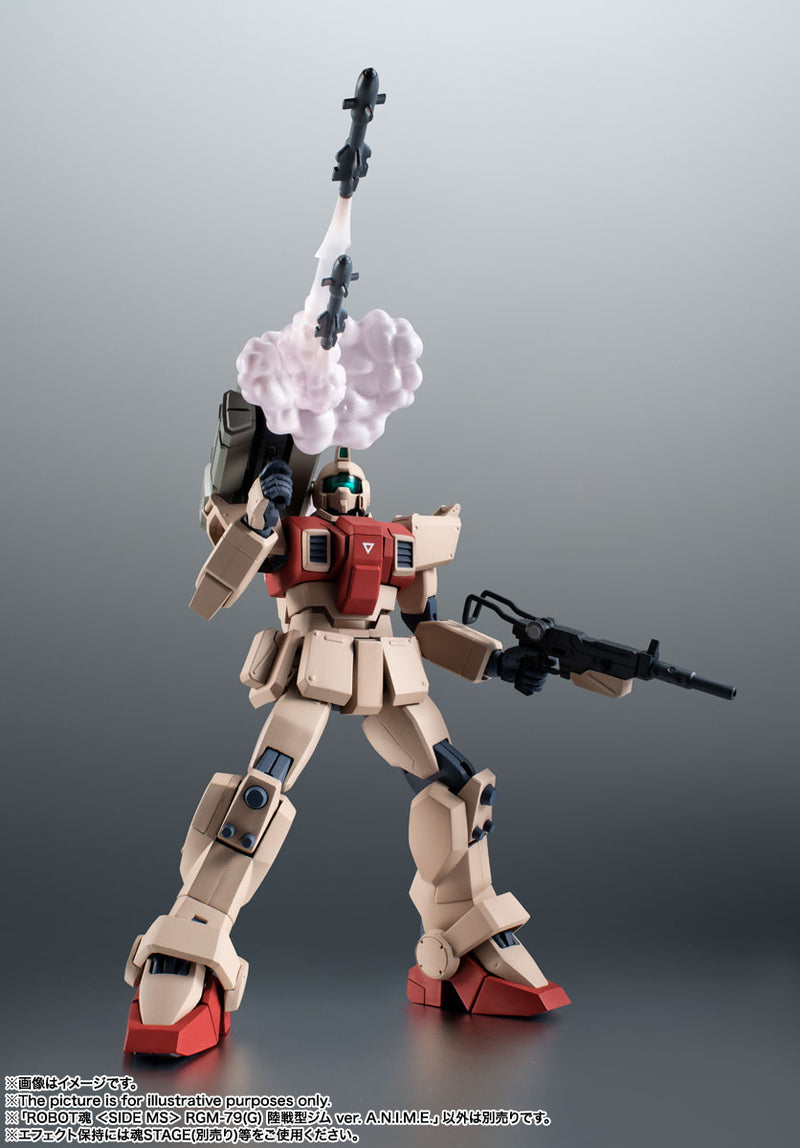 Gundam Mobile Suit Bandai Robot Spirits Side MS Series RGM-79(G) Ground Type Gym Ver. A.N.I.M.E.