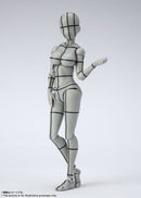 Bandai S.H.Figuarts Body-chan -Kentaro Yabuki- Wire Frame (Gray Color Ver.)