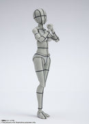 Bandai S.H.Figuarts Body-chan -Kentaro Yabuki- Wire Frame (Gray Color Ver.)