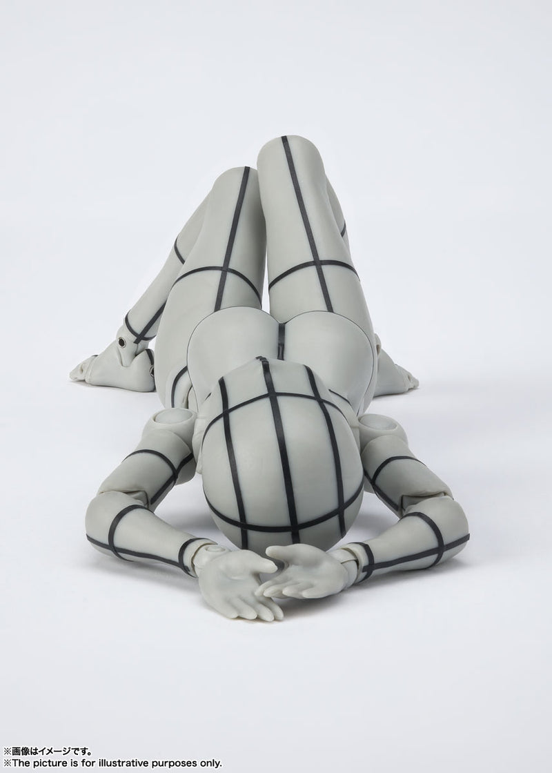 Bandai S.H.Figuarts Body-chan -Kentaro Yabuki- Wire Frame (Gray Color Ver.)