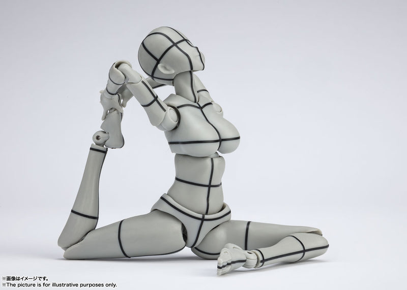 Bandai S.H.Figuarts Body-chan -Kentaro Yabuki- Wire Frame (Gray Color Ver.)