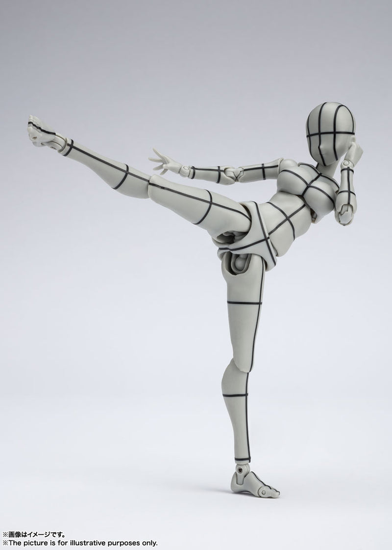 Bandai S.H.Figuarts Body-chan -Kentaro Yabuki- Wire Frame (Gray Color Ver.)