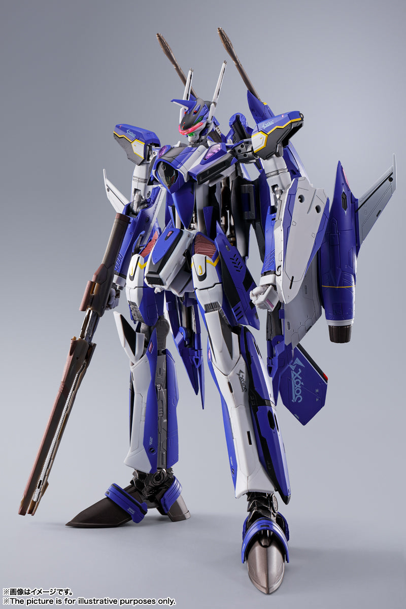 Macross Delta Movie: Absolute Live!!!!!! Bandai DX Chogokin YF-29 Durandal Valkyrie (Maximilian Jenius' Fighter) Full Set Pack