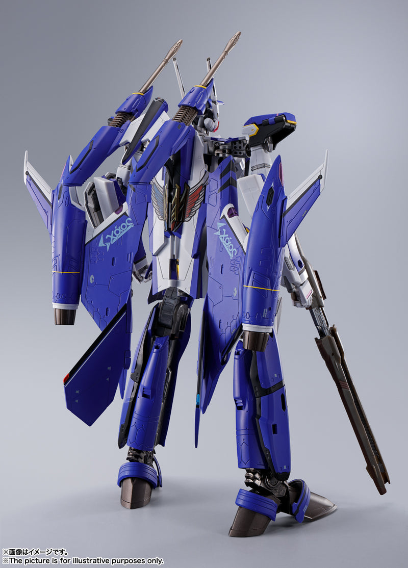 Macross Delta Movie: Absolute Live!!!!!! Bandai DX Chogokin YF-29 Durandal Valkyrie (Maximilian Jenius' Fighter) Full Set Pack