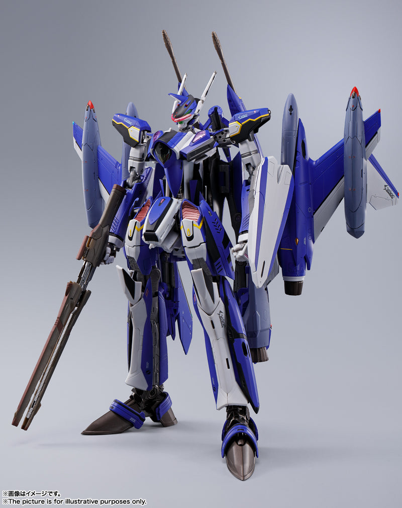 Macross Delta Movie: Absolute Live!!!!!! Bandai DX Chogokin YF-29 Durandal Valkyrie (Maximilian Jenius' Fighter) Full Set Pack