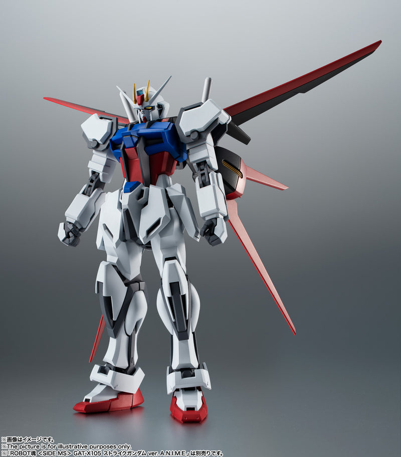 Gundam Mobile Suit SEED Bandai Robot Spirits Side MS  AQM/E-X01 Aile Striker & Effect Parts Set Ver. A.N.I.M.E. [C.E.]