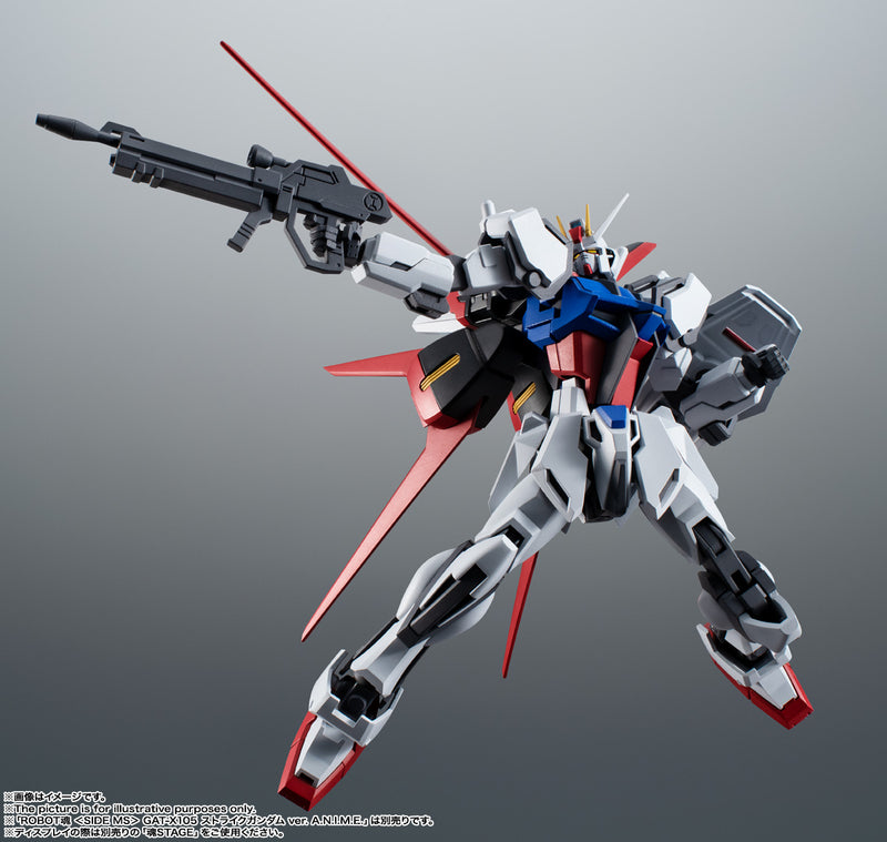 Gundam Mobile Suit SEED Bandai Robot Spirits Side MS  AQM/E-X01 Aile Striker & Effect Parts Set Ver. A.N.I.M.E. [C.E.]