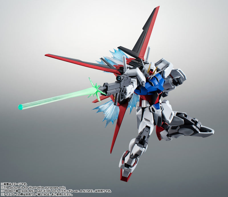 Gundam Mobile Suit SEED Bandai Robot Spirits Side MS  AQM/E-X01 Aile Striker & Effect Parts Set Ver. A.N.I.M.E. [C.E.]