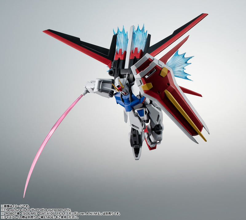 Gundam Mobile Suit SEED Bandai Robot Spirits Side MS  AQM/E-X01 Aile Striker & Effect Parts Set Ver. A.N.I.M.E. [C.E.]