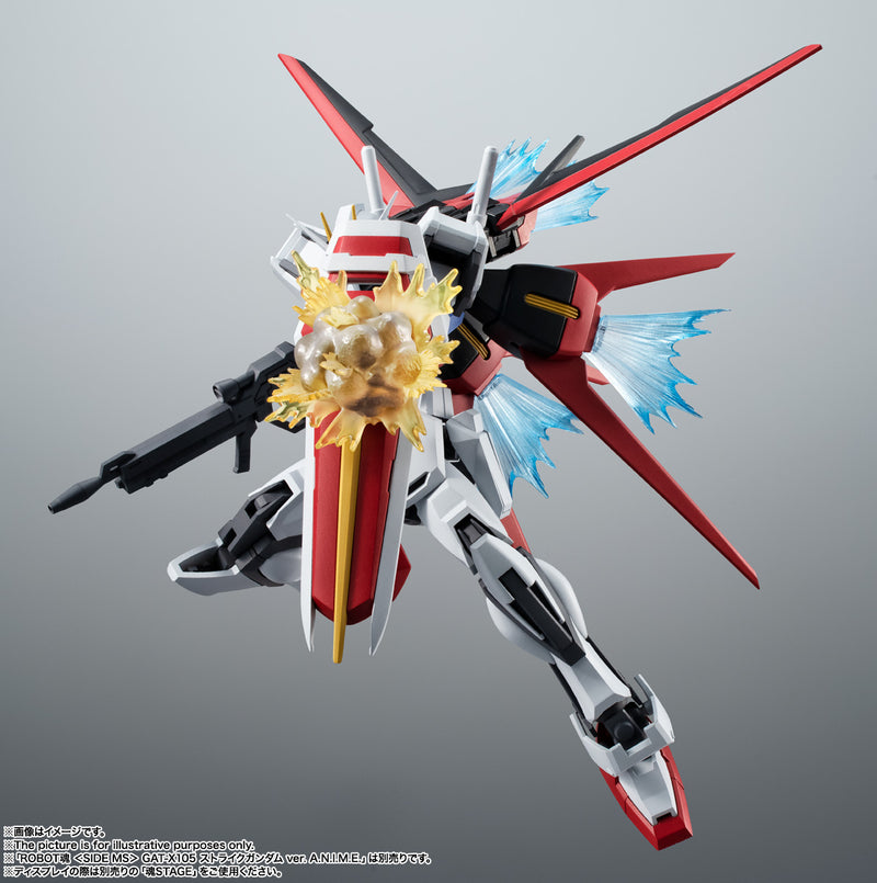 Gundam Mobile Suit SEED Bandai Robot Spirits Side MS  AQM/E-X01 Aile Striker & Effect Parts Set Ver. A.N.I.M.E. [C.E.]