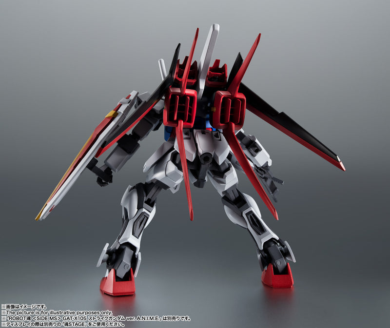 Gundam Mobile Suit SEED Bandai Robot Spirits Side MS  AQM/E-X01 Aile Striker & Effect Parts Set Ver. A.N.I.M.E. [C.E.]