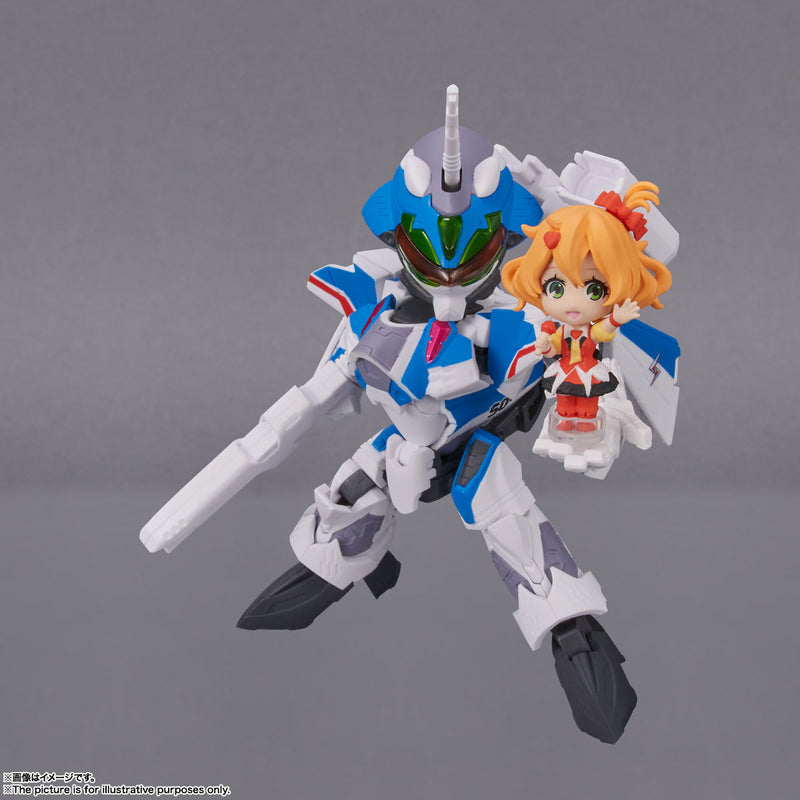 Macross Delta Bandai TINY SESSION VF-31J Siegfried (Hayate Immelman Fighter) with Freyja Wion(JP)