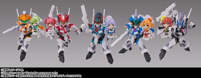 Macross Delta Bandai TINY SESSION VF-31J Siegfried (Hayate Immelman Fighter) with Freyja Wion(JP)
