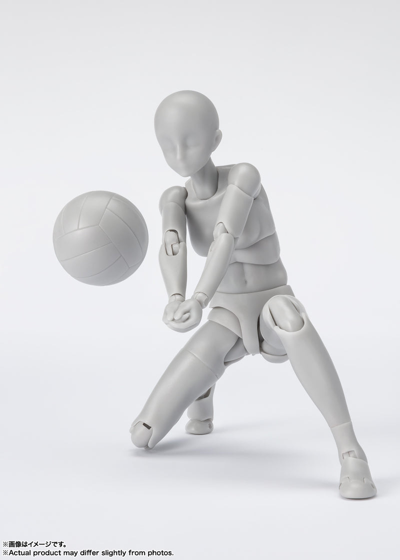 Bandai S.H.Figuarts Body-chan -Sports- Edition DX Set (Gray Color Ver.)(JP)