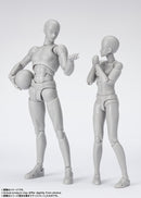 Bandai S.H.Figuarts Body-chan -Sports- Edition DX Set (Gray Color Ver.)(JP)