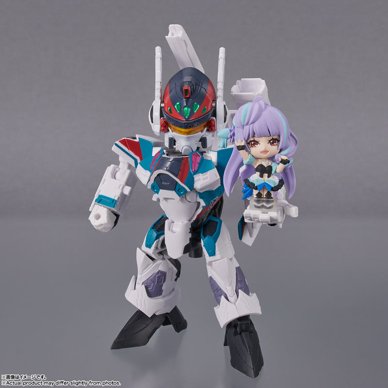 Macross Delta Bandai TINY SESSION VF-31S Siegfried (Arad Molders Custom) with Mikumo Guynemer(JP)