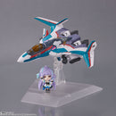 Macross Delta Bandai TINY SESSION VF-31S Siegfried (Arad Molders Custom) with Mikumo Guynemer(JP)
