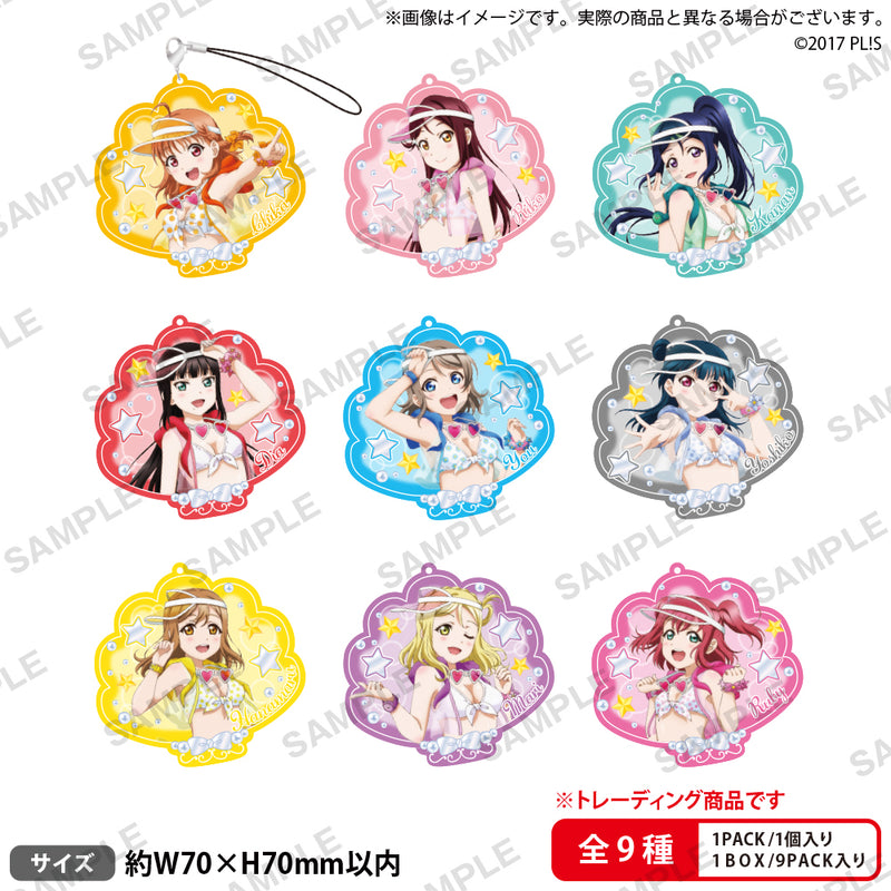 Love Live! Sunshine!! Bushiroad Creative Trading Lame Acrylic Strap Vol. 3 Aqours(1 Random)