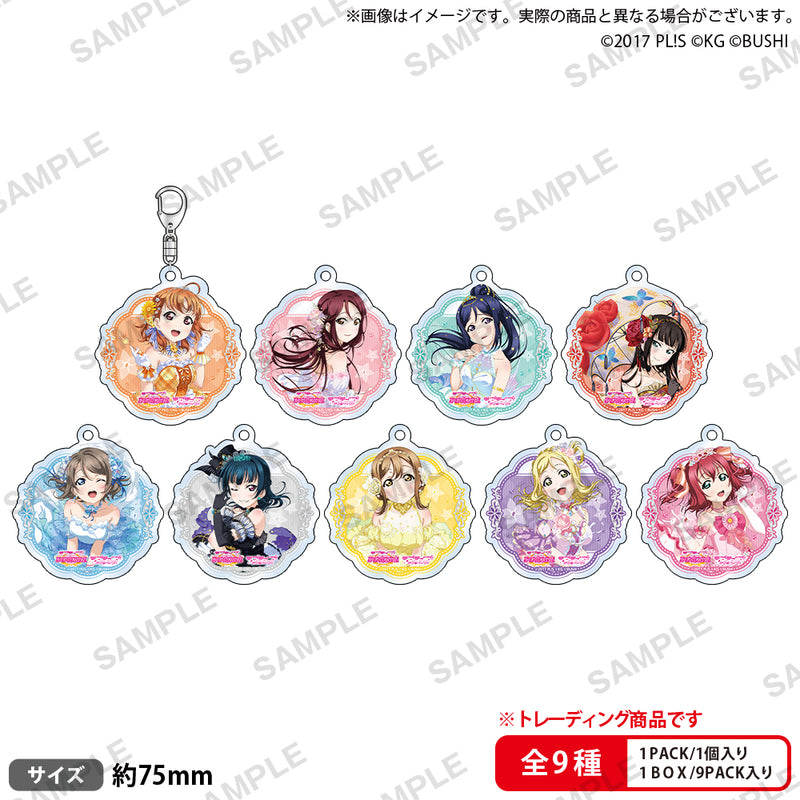 Love Live! School Idol Festival Bushiroad Creative Trading Acrylic Key Chain Aqours Princess Ver.(1 Random)