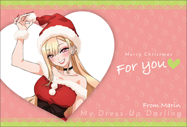 My Dress-Up Darling Movic Greeting Set Marin & Christmas (Acrylic Figure, Big Towel, Postcard)