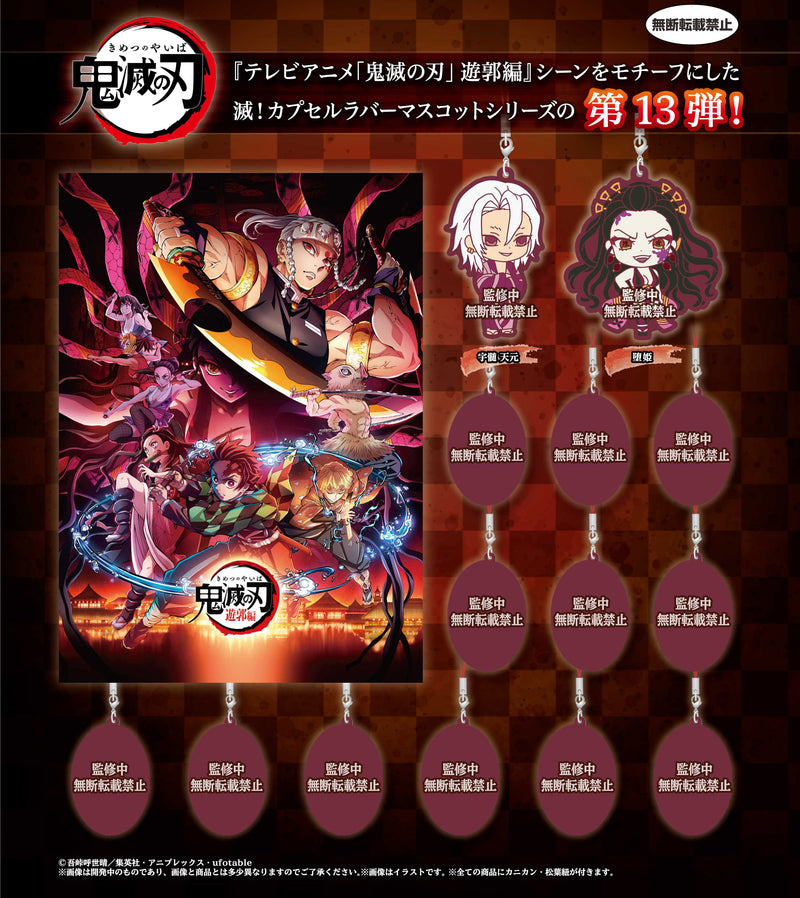 Demon Slayer: Kimetsu no Yaiba Bandai Metsu! Capsule Rubber Mascot 13 (1 Random)