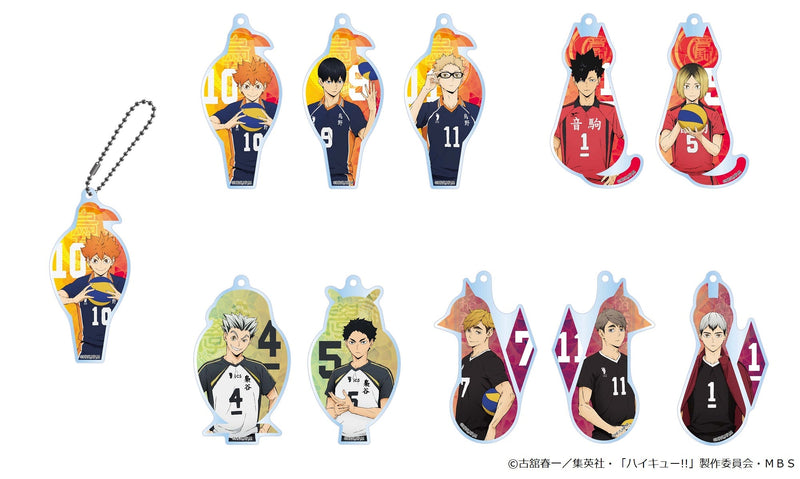 Haikyu!! Nippon Television Service Trading Acrylic Key Chain (Box of 10)