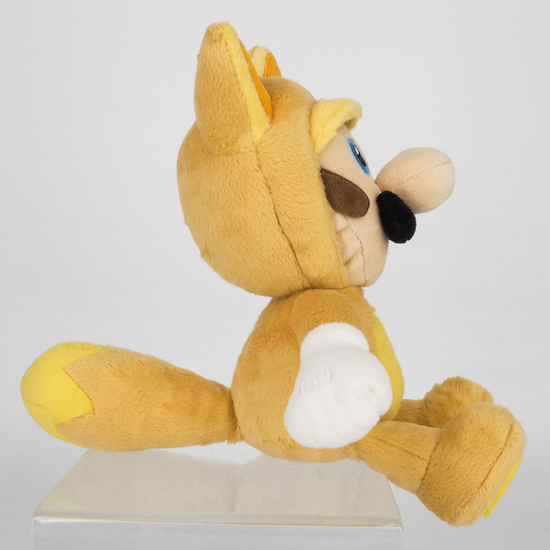 Super Mario 3D Land Sanei-boeki Plush Kitsune Luigi (S Size)