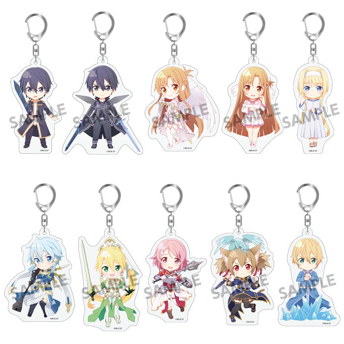 Sword Art Online Alicization War of Underworld Hobby Stock Pikuriru! Trading Acrylic Key Chain(1 Random)