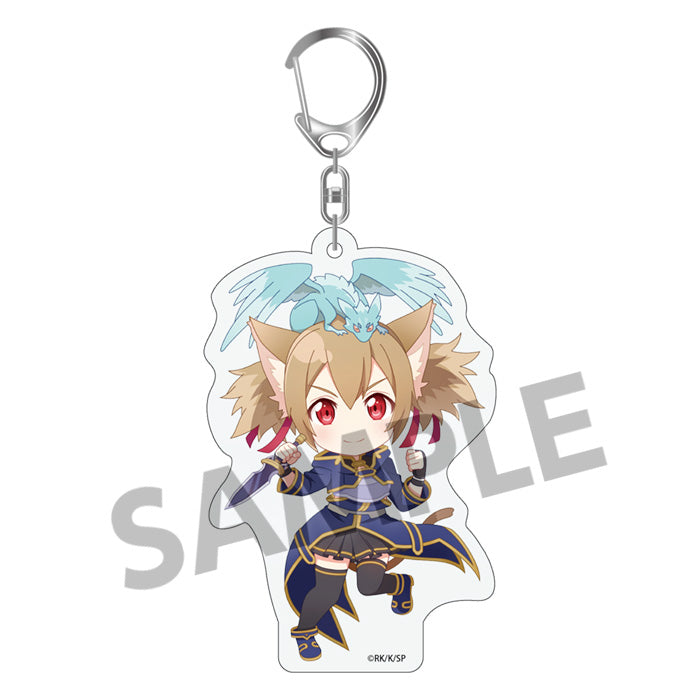 Sword Art Online Alicization War of Underworld Hobby Stock Pikuriru! Trading Acrylic Key Chain(1 Random)